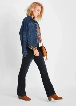 Clearance Shirt-Tunika, bedruckt, Langarm Damen Nachhaltigere Materialien|Shirts & Tops