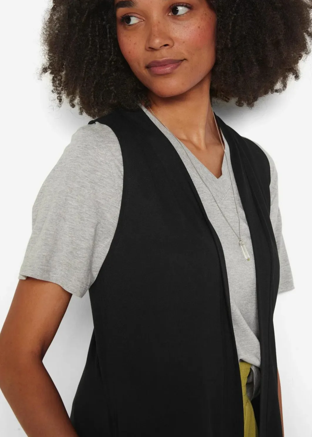 Shirt-Weste aus Viskose Damen Shirts & Tops|Nachhaltigere Materialien