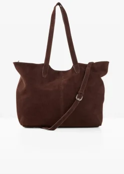 Online Shopper aus Veloursleder Damen Taschen