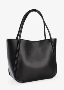 Sale Shopper mit runder Paspelierung und großer Innentasche Damen Taschen