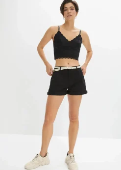 Damen bonprix Hosen|Shorts|Shorts aus Baumwolle