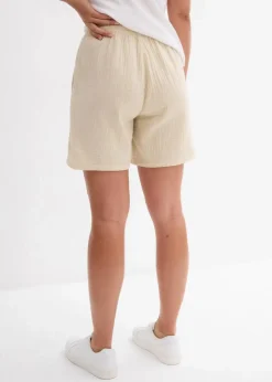 Damen bonprix Hosen|Shorts|Shorts aus Musselin