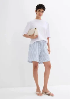 Clearance Shorts aus reiner Baumwolle Damen Hosen|Shorts
