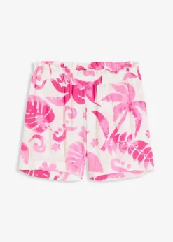 Clearance Shorts aus strukturierter Viskose Damen Nachhaltigere Materialien|Hosen
