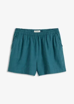 Hot Shorts mit Leinenanteil Damen Hosen|Shorts