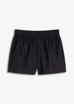 Best Shorts mit Lochstickerei Damen Hosen|Shorts