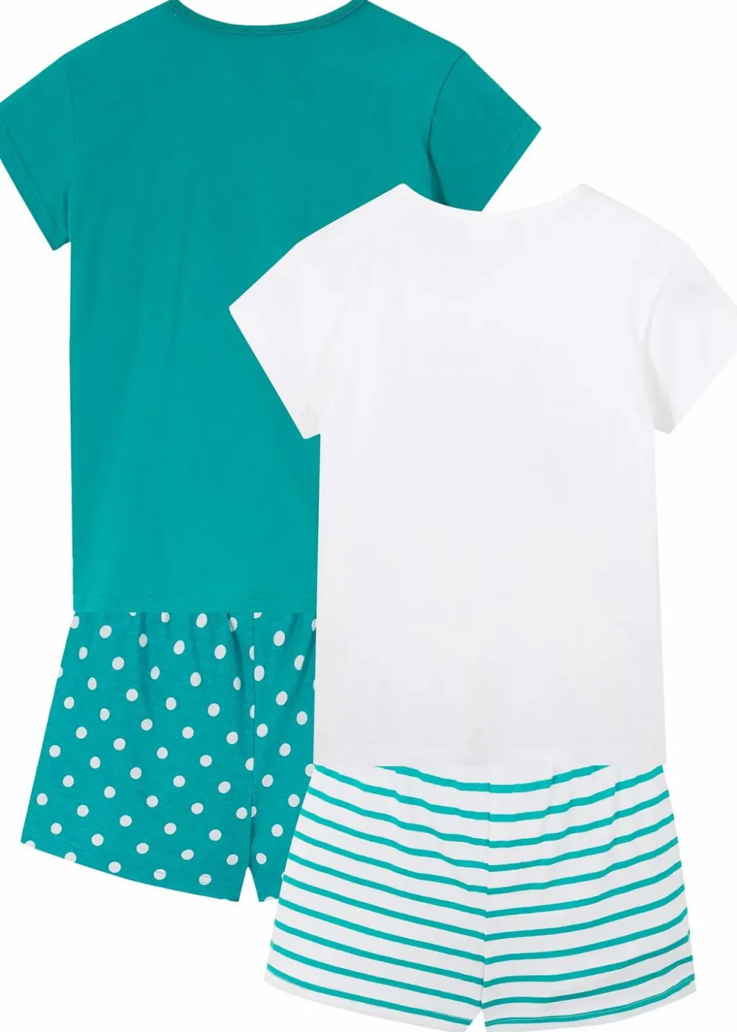 Clearance Shorty aus reiner Baumwolle mit kurzen Ärmeln (4-tlg. Set) Kinder Mädchen·Nachtwäsche