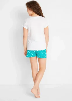 Clearance Shorty aus reiner Baumwolle mit kurzen Ärmeln (4-tlg. Set) Kinder Mädchen·Nachtwäsche
