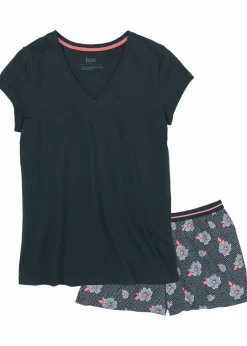 Damen bonprix Wäsche·Nachtwäsche|Nachtwäsche|Shorty aus reiner Baumwolle