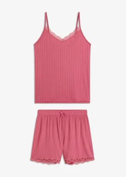 Sale Shorty aus weichem Pointelle-Jersey Damen Wäsche·Nachtwäsche|Nachtwäsche