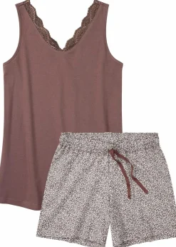 Outlet Shorty mit feiner Spitze Damen Wäsche·Nachtwäsche|Nachhaltigere Materialien