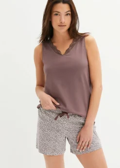 Outlet Shorty mit feiner Spitze Damen Wäsche·Nachtwäsche|Nachhaltigere Materialien