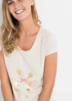 Shorty mit Foliendruck Damen Wäsche·Nachtwäsche|Nachtwäsche