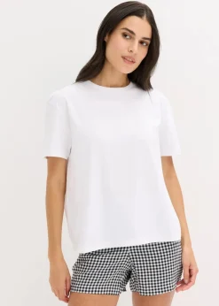 Discount Shorty mit gewebter Shorts Damen Wäsche·Nachtwäsche|Nachtwäsche