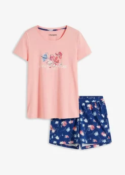 Damen bonprix Wäsche·Nachtwäsche|Nachhaltigere Materialien|Shorty mit längerer Shorts
