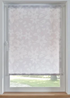 New Sichtschutzrollo mit Blumendruck Rollos