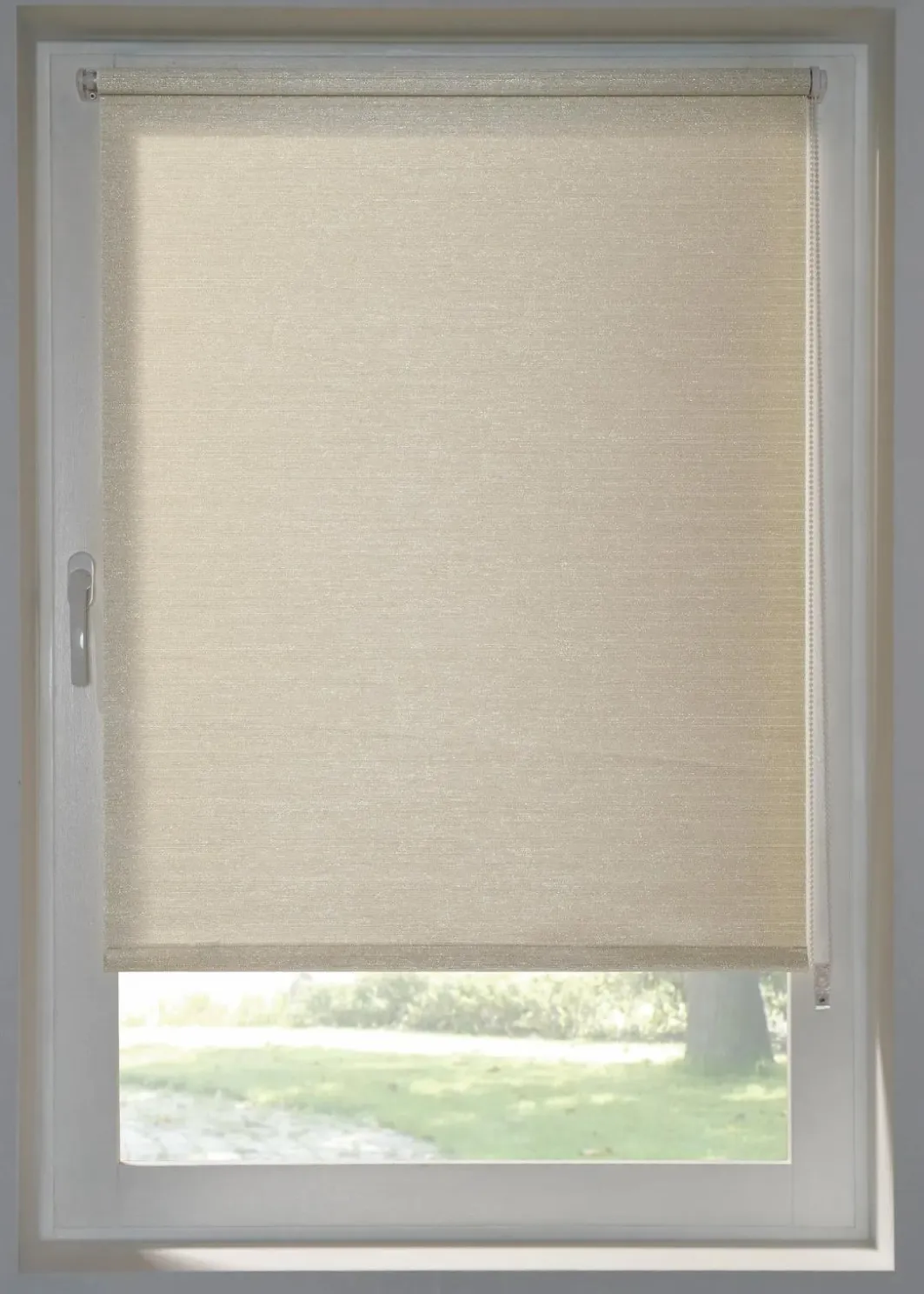 Outlet Sichtschutzrollo mit Glanzstruktur Rollos