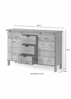 bonprix Kommoden & Sideboards|Sideboard mit Elefant-Design