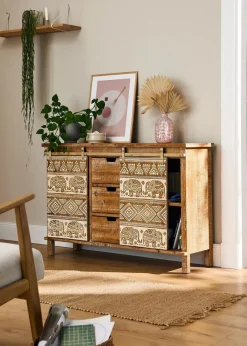 bonprix Kommoden & Sideboards|Sideboard mit Elefant-Design