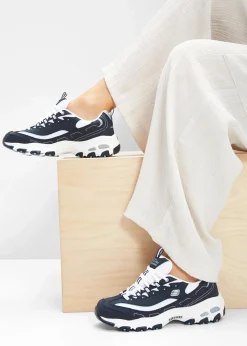 Damen Skechers High Heels|Sport- & Trekkingschuhe|Chunky Sneaker aus Leder