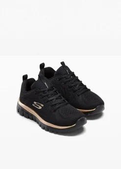 Damen Skechers High Heels|Komfortschuhe|Komfort-Sneaker mit Memory Foam