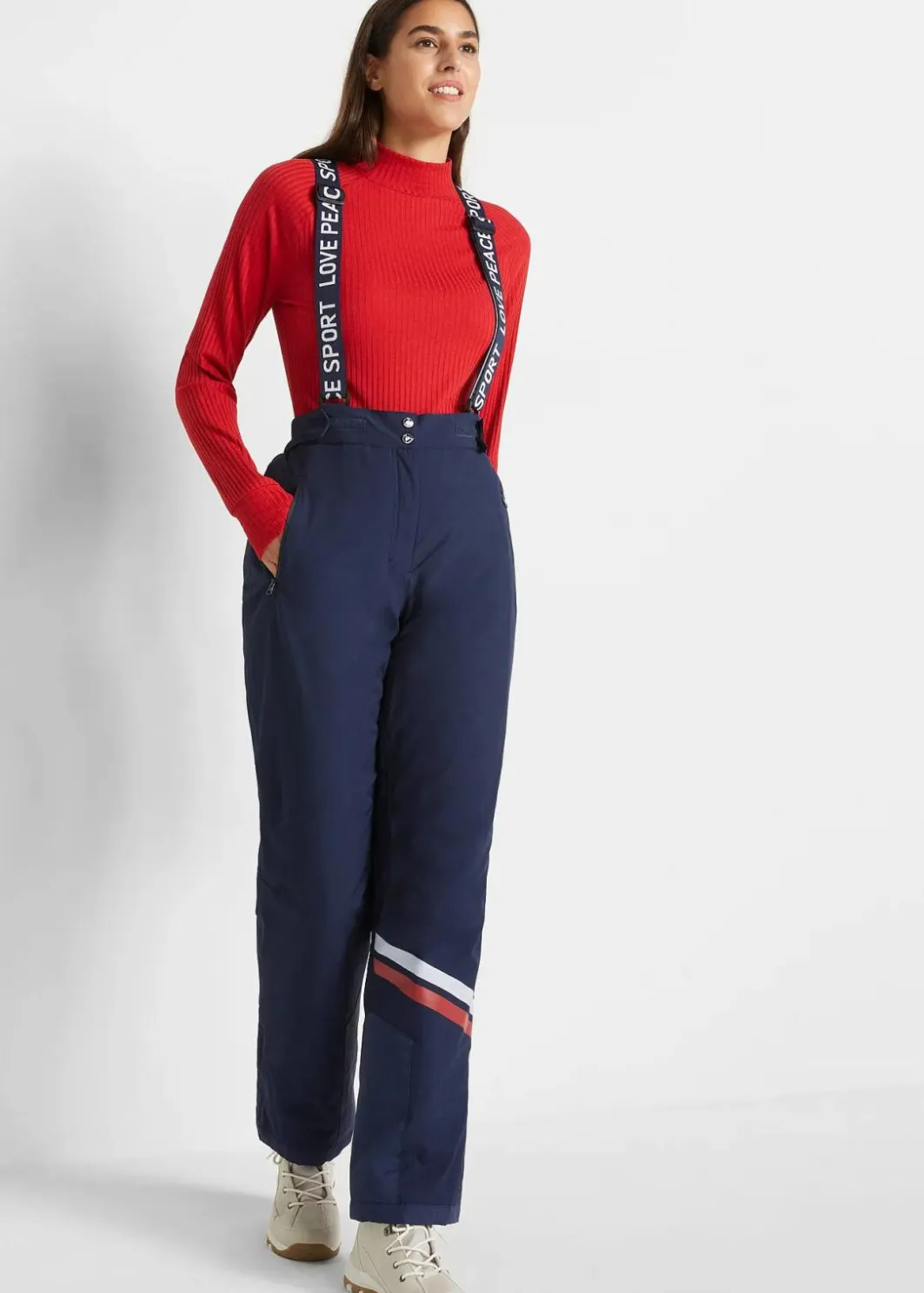 Online Ski Funktions-Thermohose mit abnehmbaren Trägern, wasserdicht Damen Bekleidung·Jumpsuits|Bekleidung·Sweat
