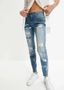 Damen bonprix Bekleidung·Shirts & Tops|Jeans|Skinny Jeans Mid Waist