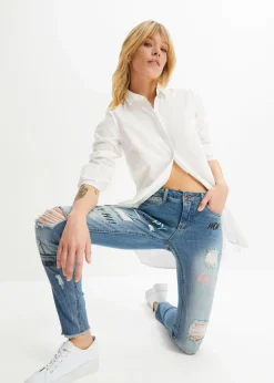 Damen bonprix Bekleidung·Shirts & Tops|Jeans|Skinny Jeans Mid Waist