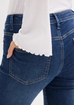 Best Skinny Jeans Mid Waist, Bio Baumwolle Damen Jeans|Kurzgrößen