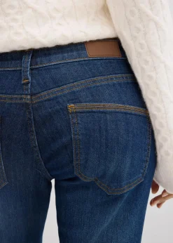 Damen bonprix Jeans|Kurzgrößen|Skinny Jeans Mid Waist, Stretch