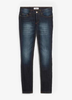 Damen bonprix Jeans|Kurzgrößen|Skinny Jeans Mid Waist, Stretch
