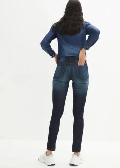 Damen bonprix Jeans|Kurzgrößen|Skinny Jeans Mid Waist, Stretch