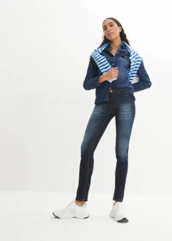 Damen bonprix Jeans|Kurzgrößen|Skinny Jeans Mid Waist, Stretch
