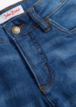 Damen bonprix Jeans|Kurzgrößen|Skinny Jeans Mid Waist, Stretch