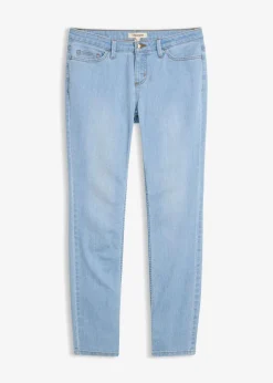 Damen bonprix Jeans|Kurzgrößen|Skinny Jeans Mid Waist, Stretch