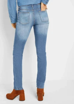 Clearance Skinny Jeans Mid Waist, Stretch Damen Jeans|Kurzgrößen