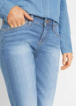 Clearance Skinny Jeans Mid Waist, Stretch Damen Jeans|Kurzgrößen