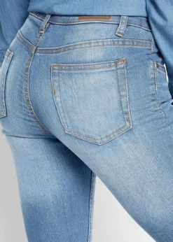 Clearance Skinny Jeans Mid Waist, Stretch Damen Jeans|Kurzgrößen