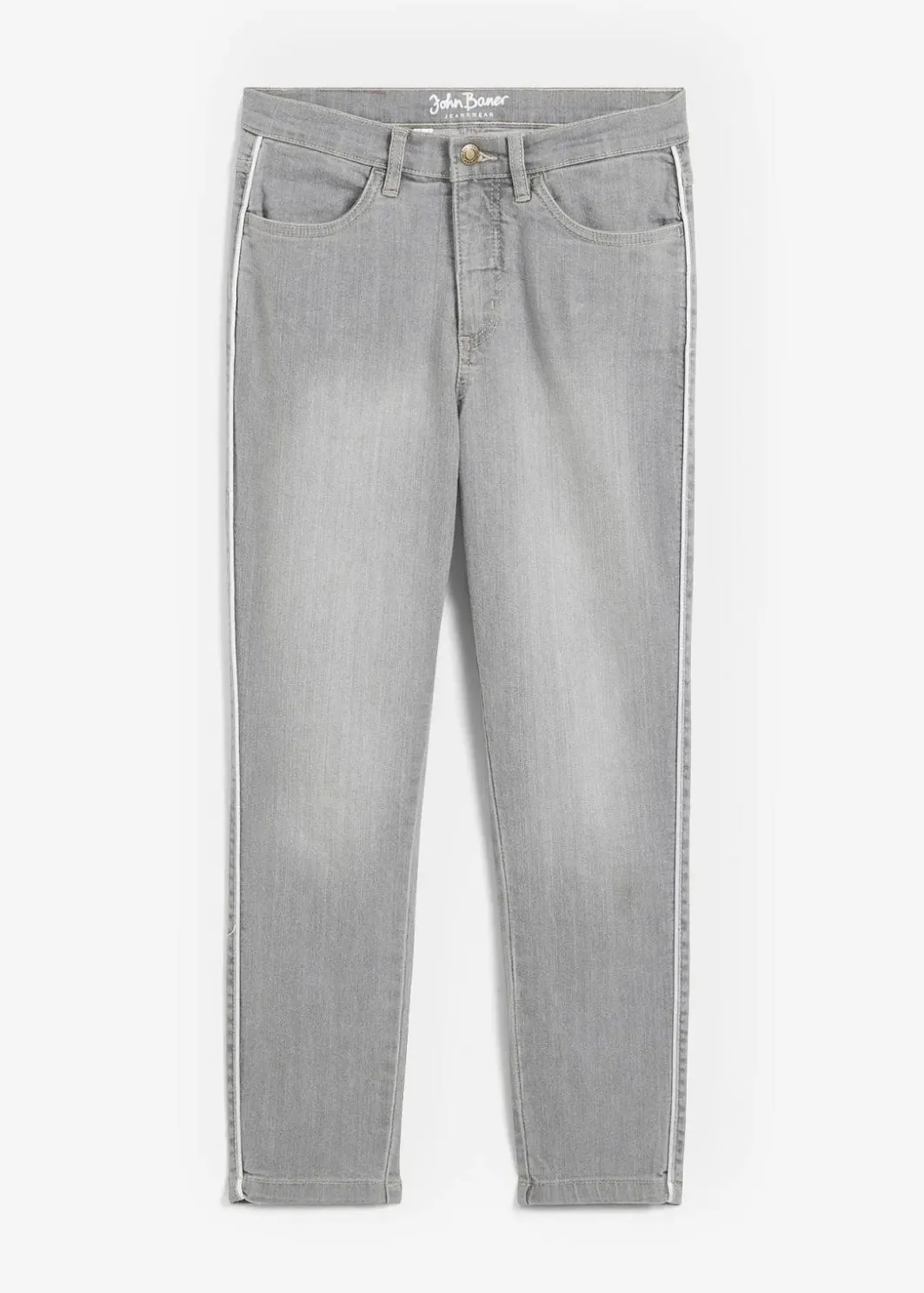 Damen bonprix Jeans|Kurzgrößen|Skinny-Jeans High Waist, 7/8 Komfort-Stretch