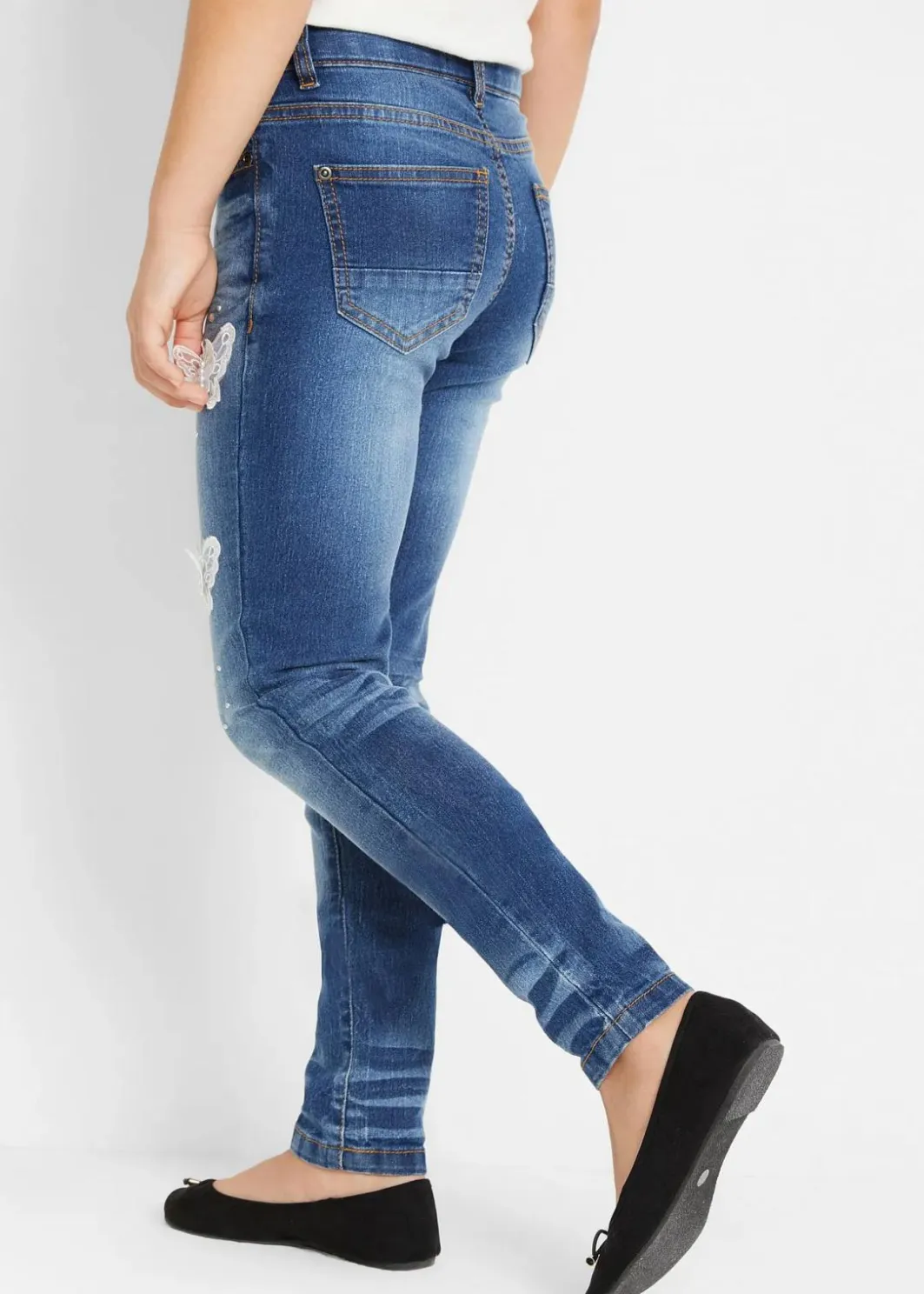 Kinder bonprix Mädchen 9-16 Jahre·Jeans|Skinny-Jeans Mid Waist