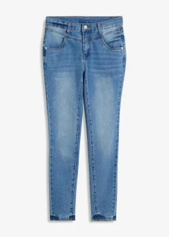 Sale Skinny-Jeans Mid Waist, cropped Damen Jeans
