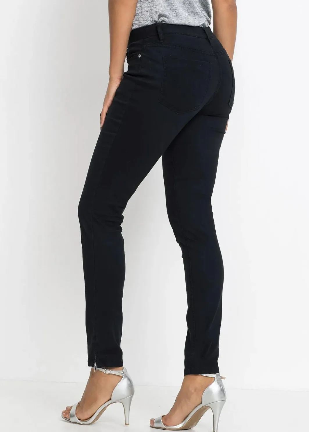 New Skinny-Jeans Mid Waist, cropped Damen Bekleidung·Shirts & Tops|Jeans