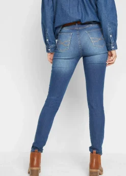 Clearance Skinny-Jeans Mid Waist, Stretch Damen Bekleidung·Shirts & Tops|Jeans