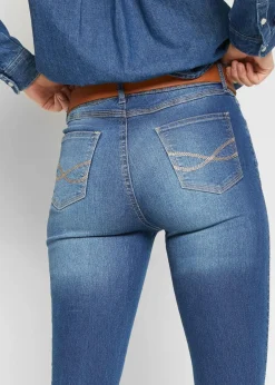 Clearance Skinny-Jeans Mid Waist, Stretch Damen Bekleidung·Shirts & Tops|Jeans