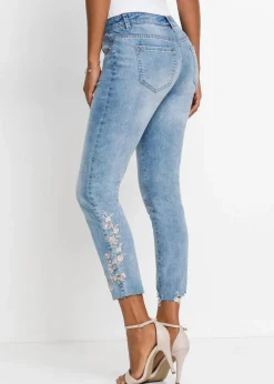 Hot Skinny-Jeans Mid Waist, verkürzt Damen Jeans|Bekleidung·Shirts & Tops