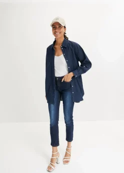 Sale Slim Fit Jeans Mid Waist, cropped Damen Bekleidung·Shirts & Tops|Jeans