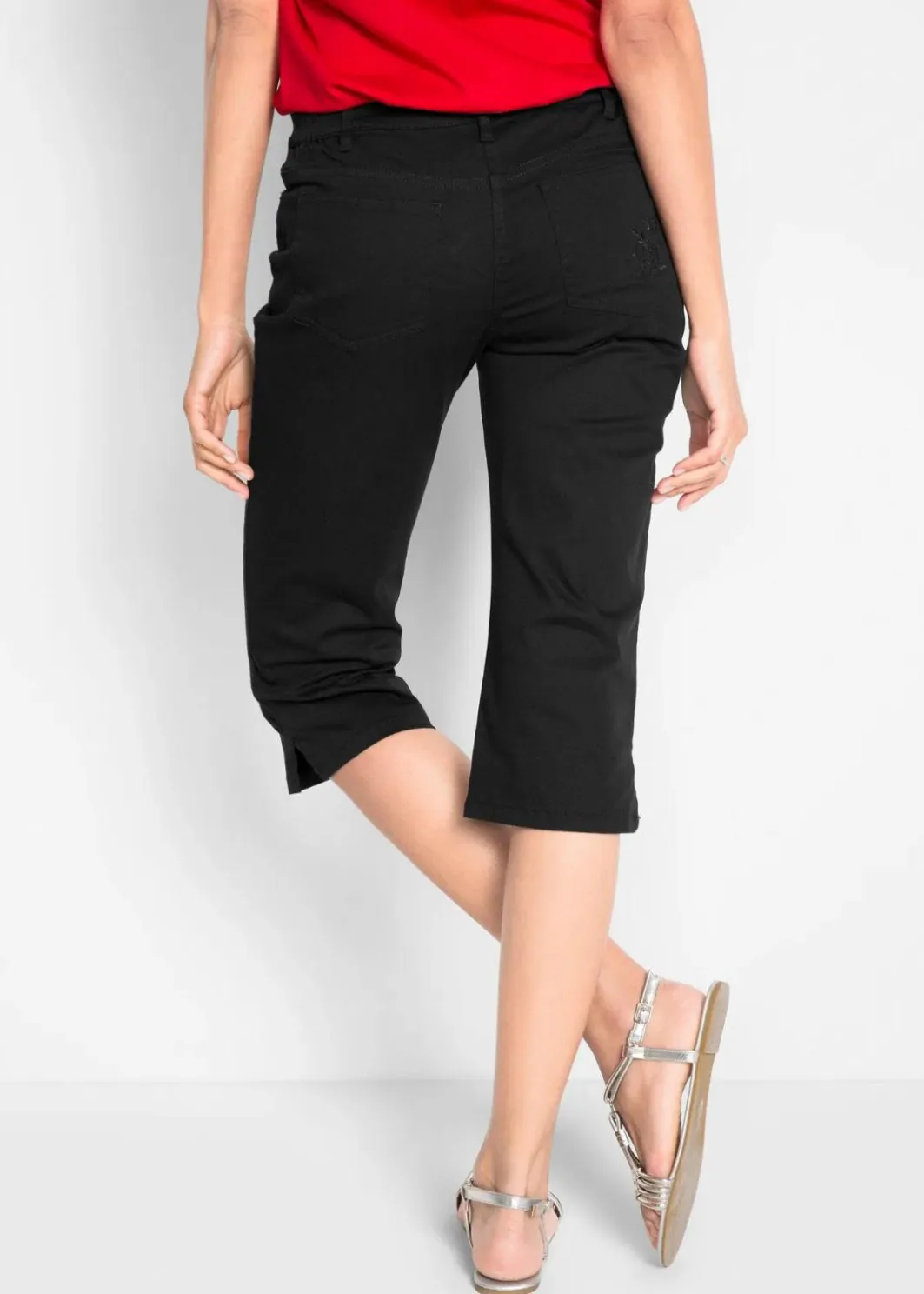 Online Slim Fit Jeans, Mid Waist, cropped Damen Bekleidung·Kleider|Hosen