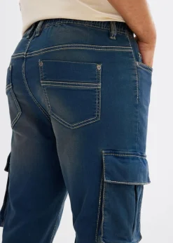 Best Slim Fit Jeans-Jogger mit Komfortbund, Straight Herren Große Größen|Jeans