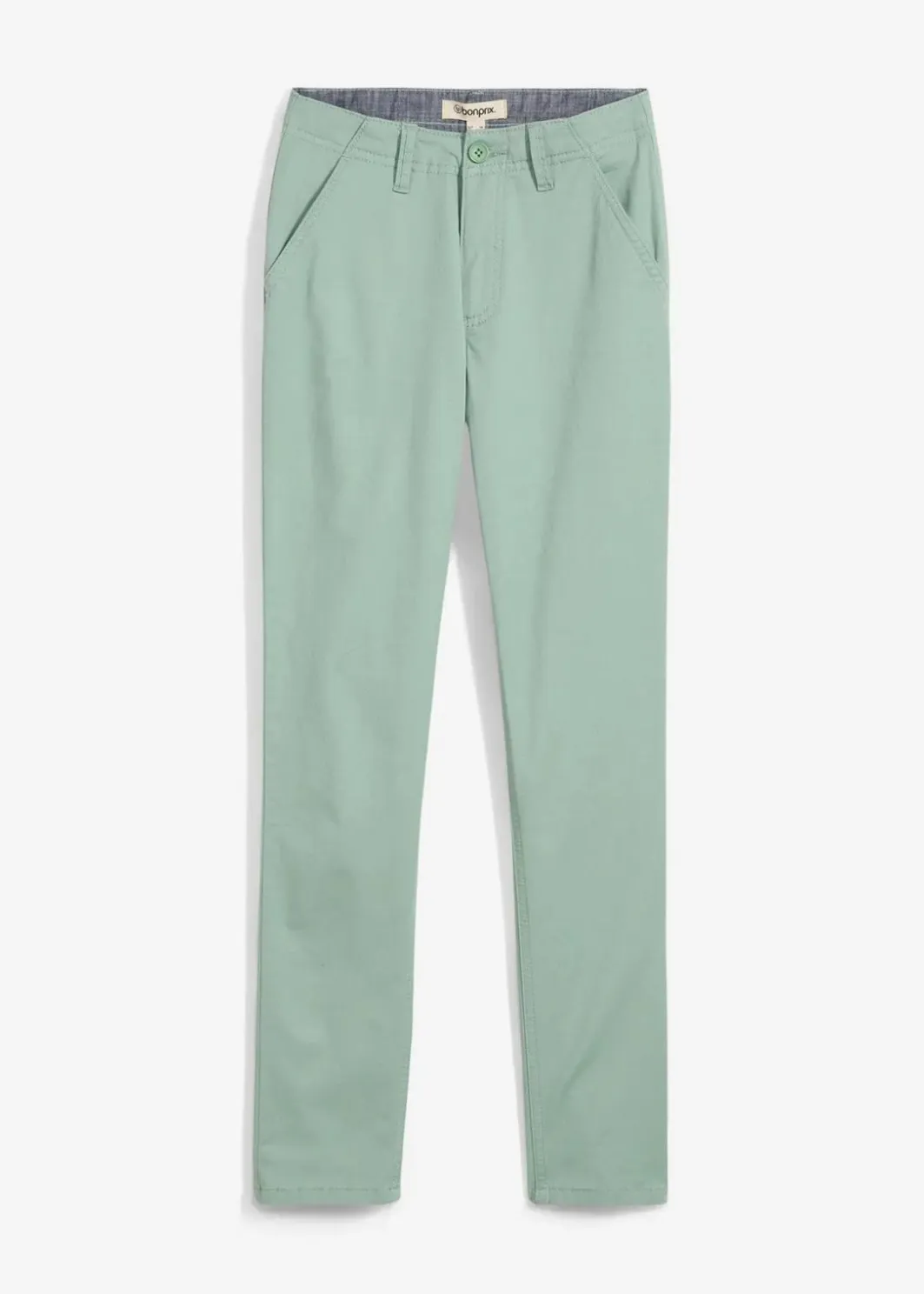 Kinder bonprix Jungen 9-16 Jahre·Hosen|Slim Fit Stretch-Chinohose mit verstellbarem Bund, Straight