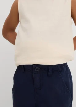 Clearance Slim Fit Stretch-Chinohose mit verstellbarem Bund, Straight Kinder Jungen 2-8 Jahre·Jeans & Hosen